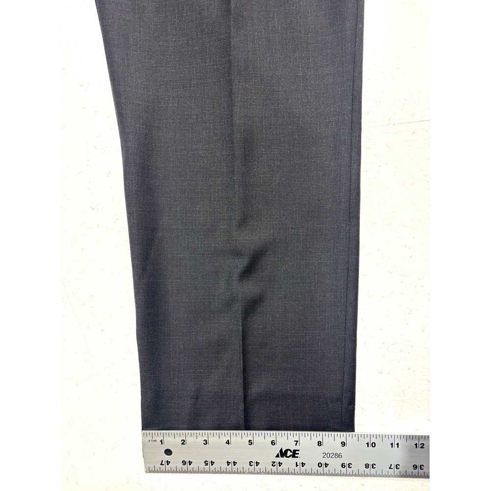 Jos A Bank 52L 46x31 Charcoal 2pc Pant Suit Traveler Tailored Fit Flat Front - Picture 16 of 16